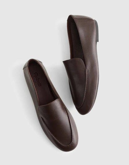 The Dolli Glove Loafer Dark Carob | Madewell