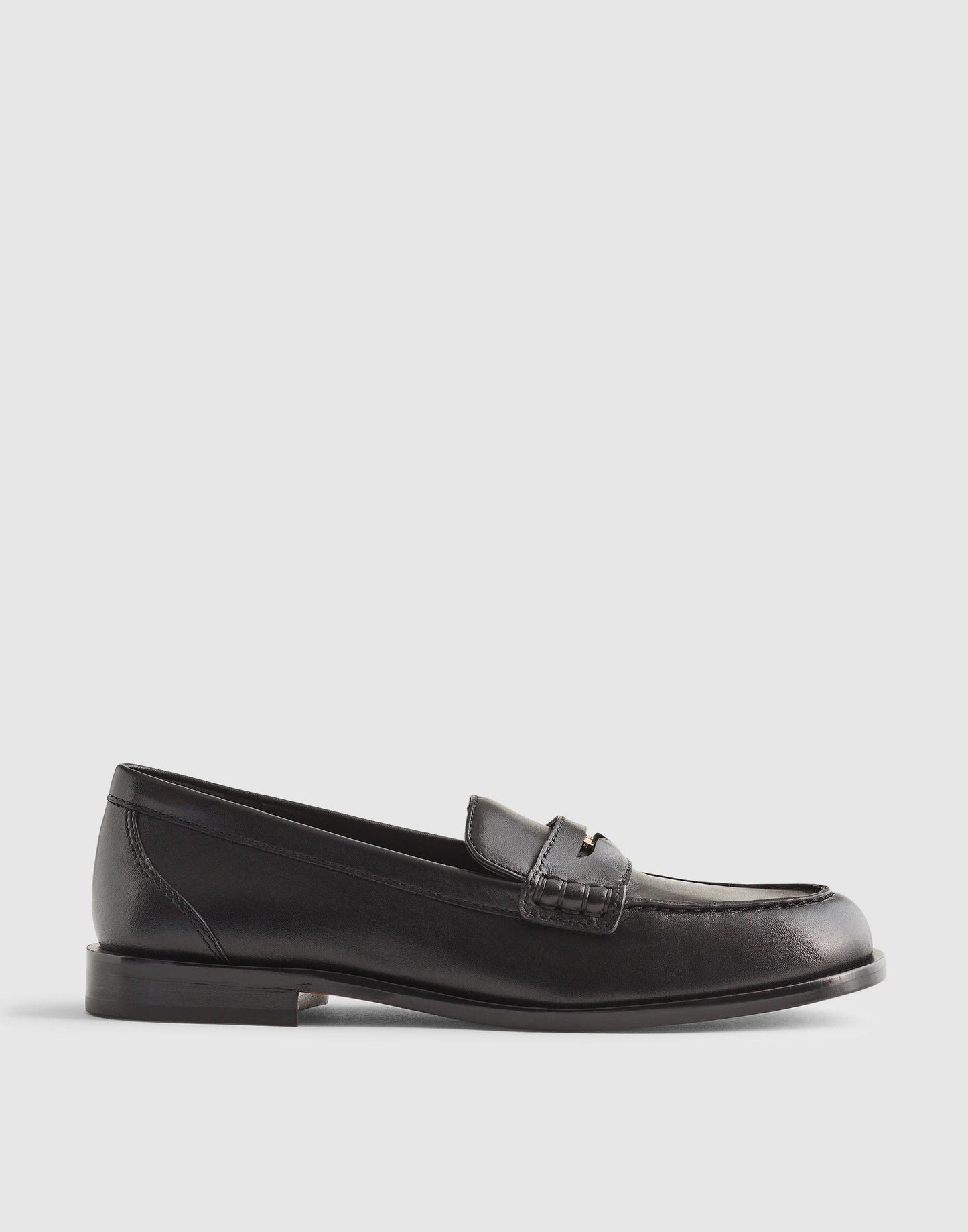The Grayson Penny Loafer True Black | Madewell