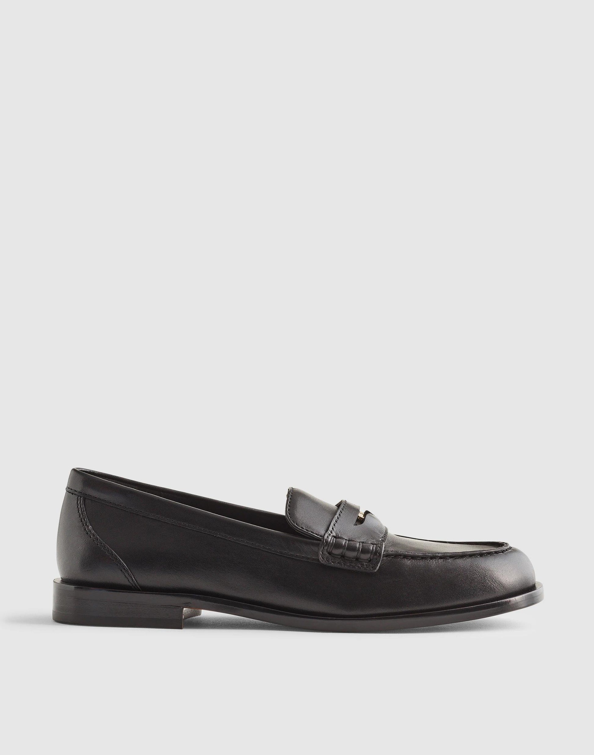 The Grayson Penny Loafer True Black | Madewell