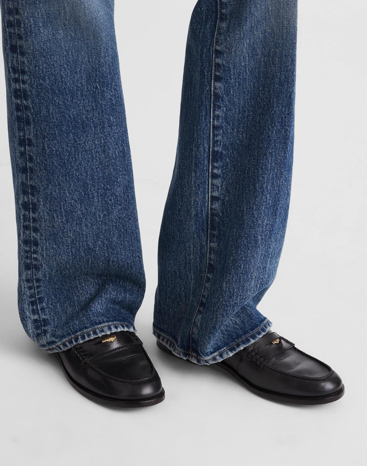 The Grayson Penny Loafer True Black | Madewell