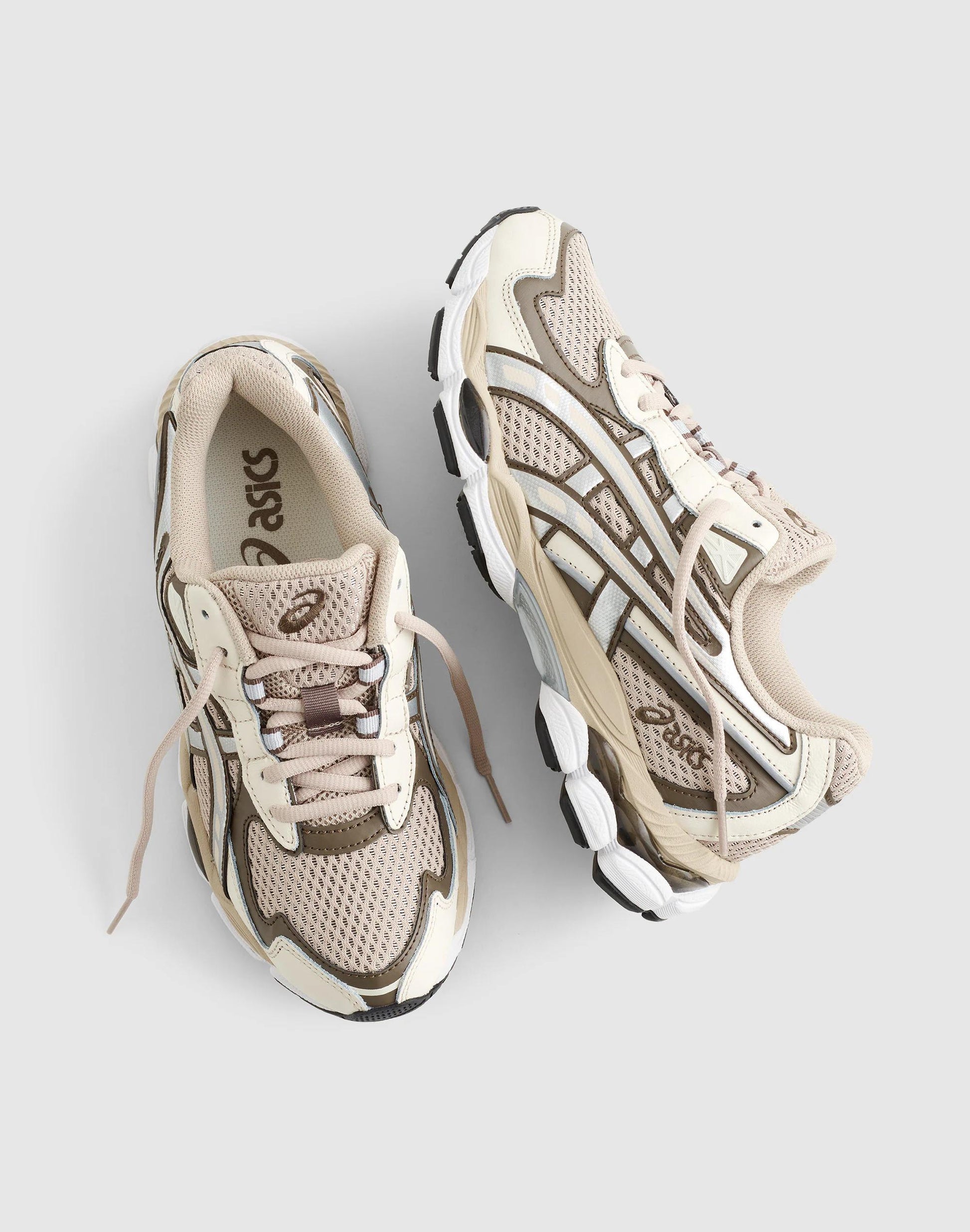 Asics® Unisex Gel-NYC 2055 Sneakers Feather Grey Sepia Brown | Madewell