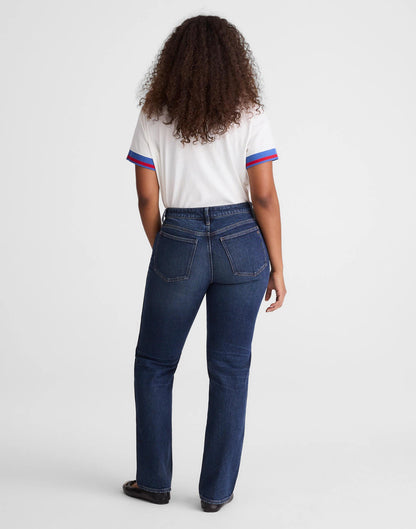 The Curvy Longline Straight Jean Midnight Waters Wash | Madewell