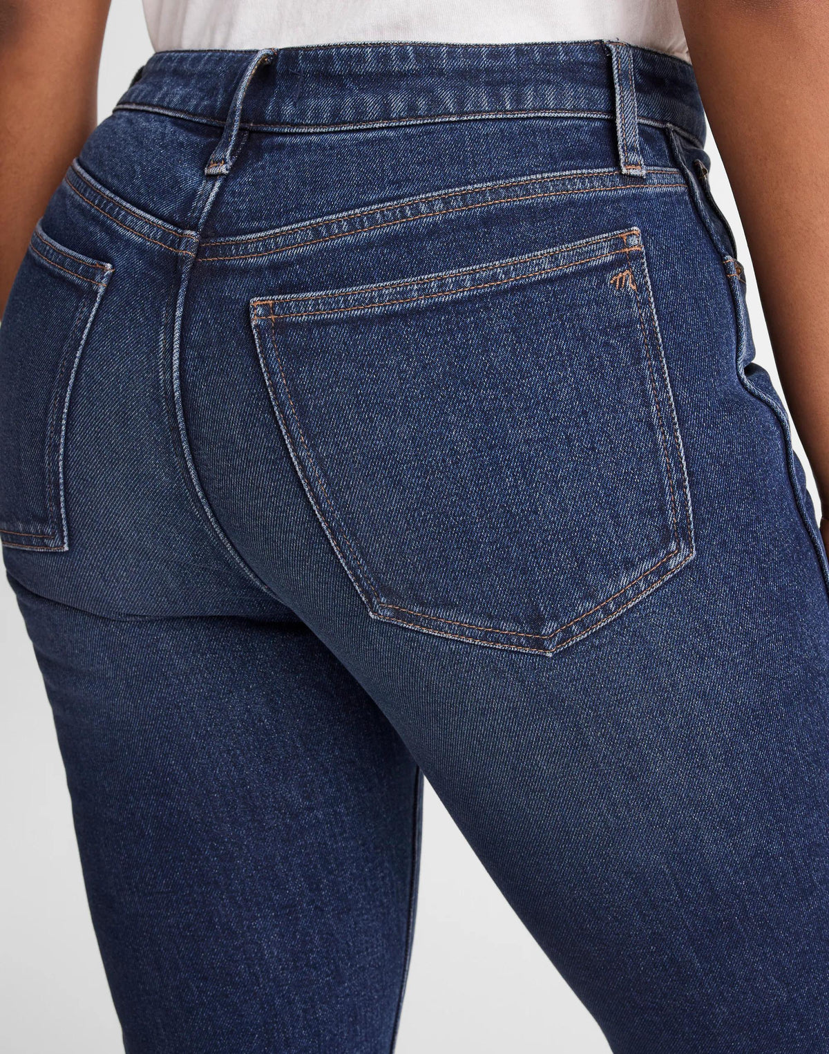 The Curvy Longline Straight Jean Midnight Waters Wash | Madewell