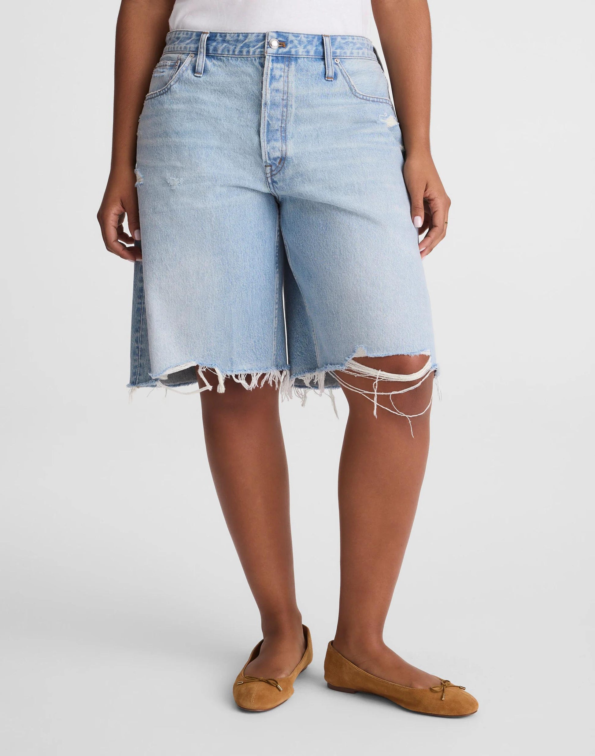 The Curvy Essex Long Baggy Short Londe Wash | Madewell