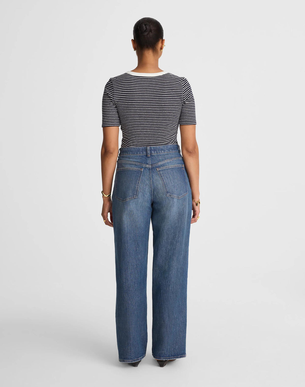 The Curvy Perfect Vintage Wide-Leg Jean Harvey Wash | Madewell