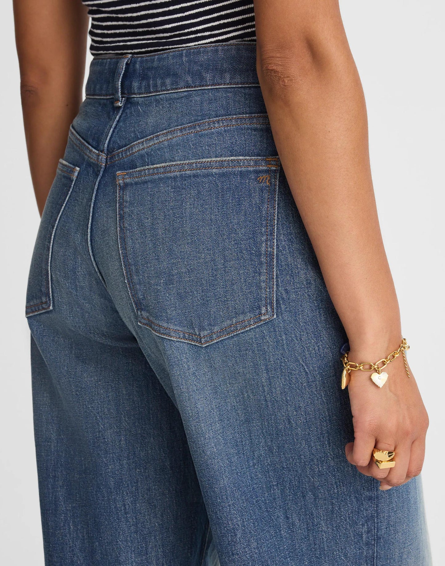 The Curvy Perfect Vintage Wide-Leg Jean Harvey Wash | Madewell