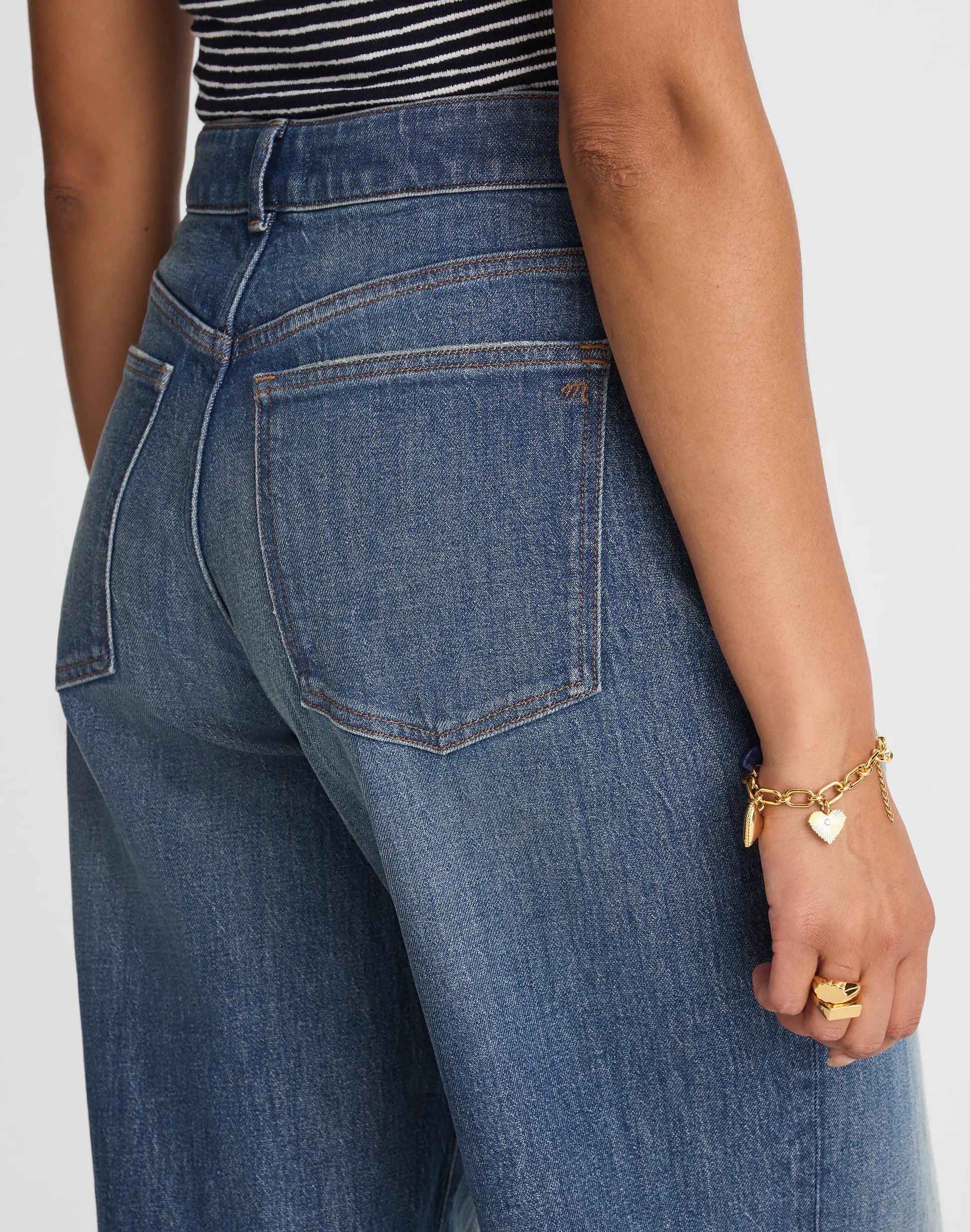 The Curvy Perfect Vintage Wide-Leg Jean Harvey Wash | Madewell