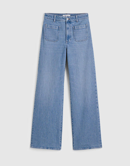 The Curvy Emmett Wide-Leg Jean Driftwater Wash | Madewell