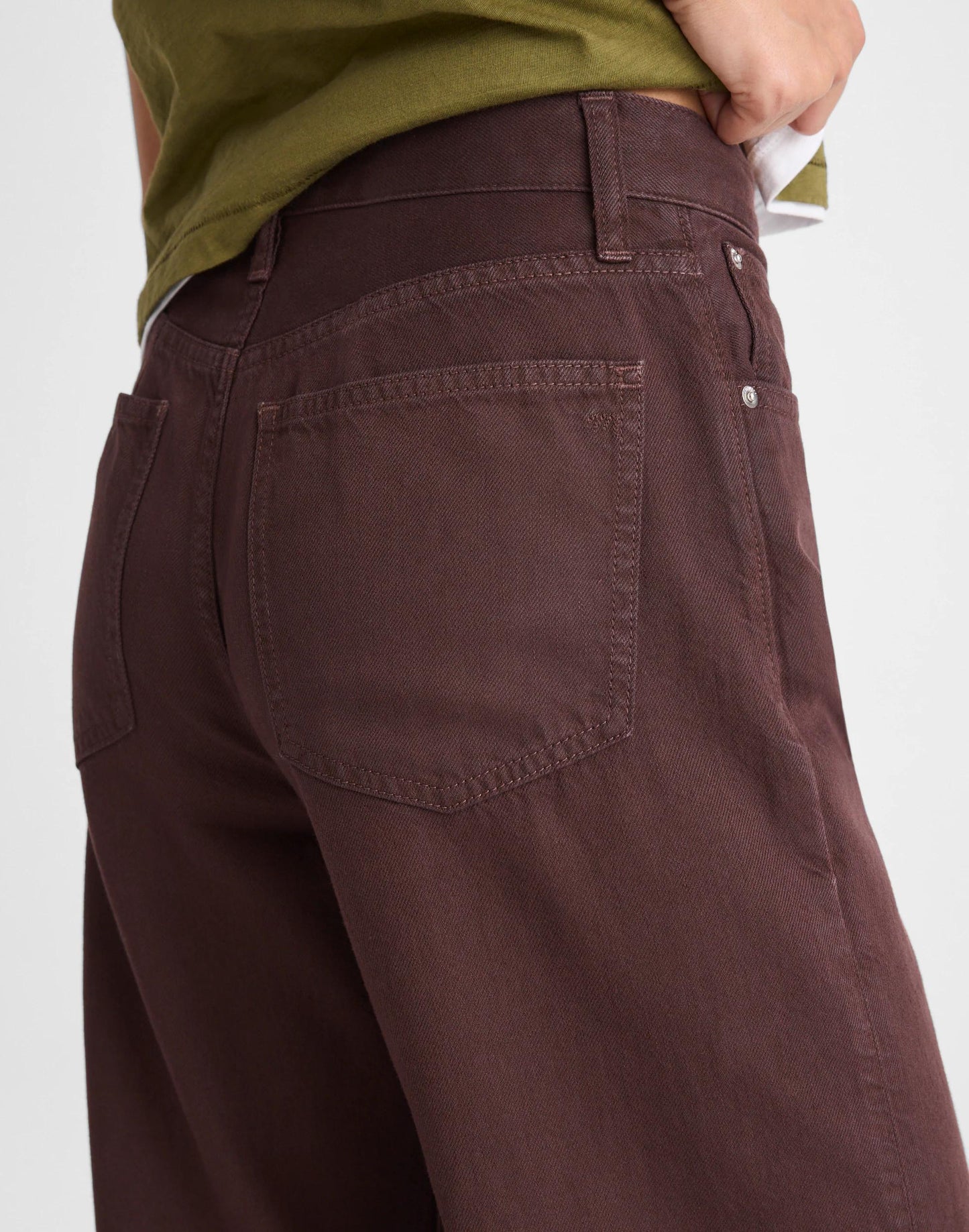 The Short Ultimate Wide-Leg Jean in Airy Denim Burnt Cocoa | Madewell