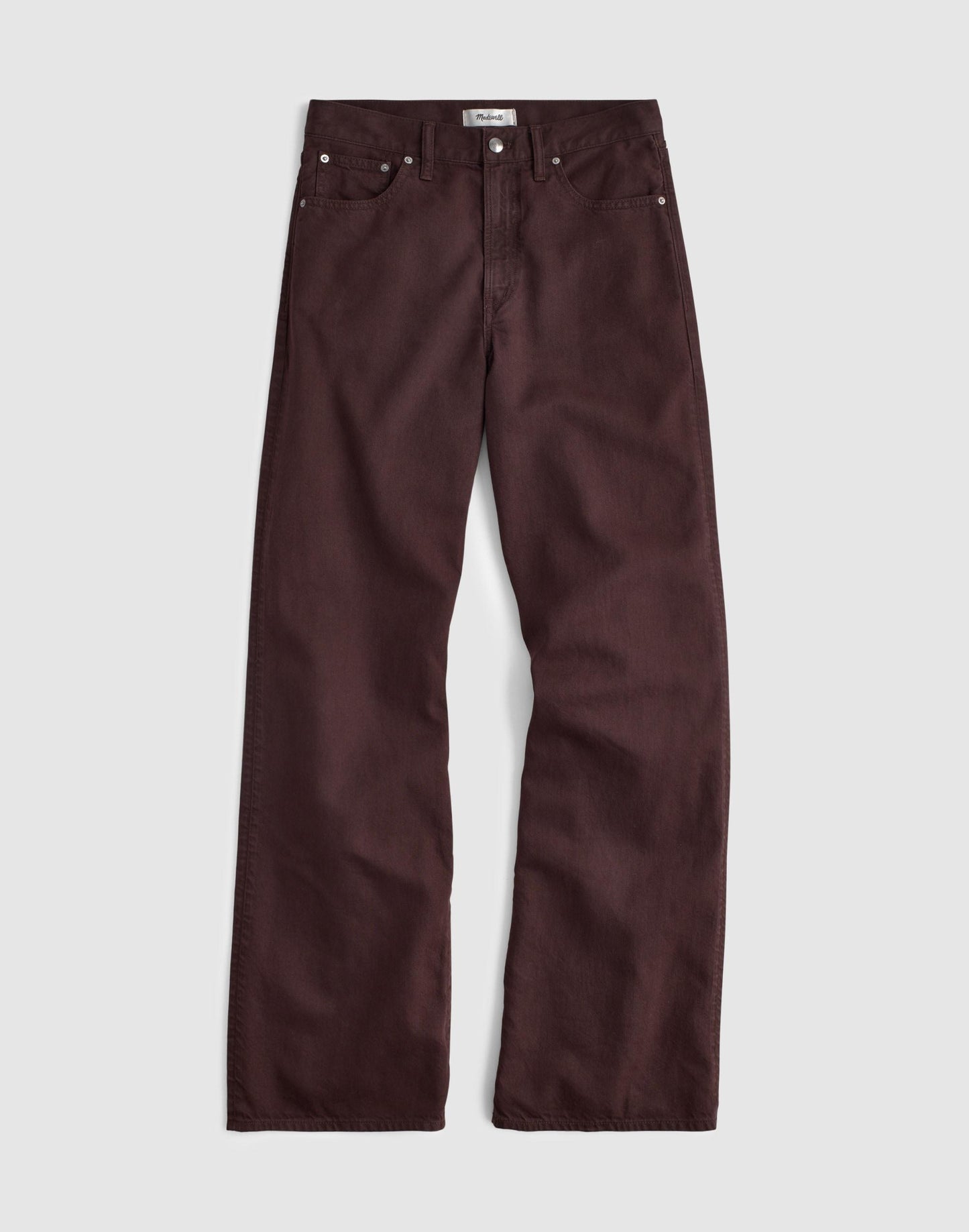 The Short Ultimate Wide-Leg Jean in Airy Denim Burnt Cocoa | Madewell