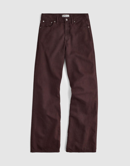The Short Ultimate Wide-Leg Jean in Airy Denim Burnt Cocoa | Madewell