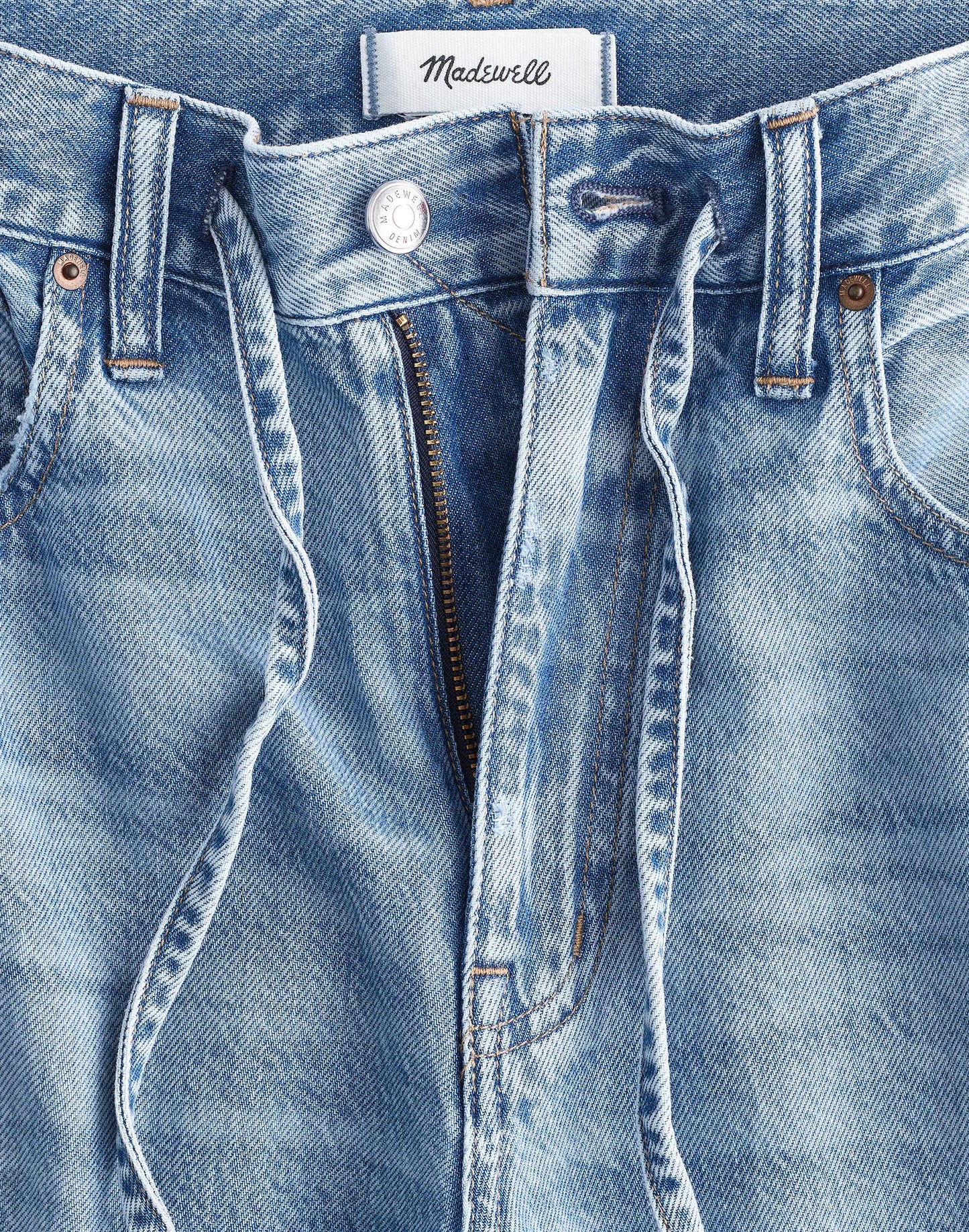 The Short Ultimate Wide-Leg Jean in Airy Denim Raebrook Wash | Madewell