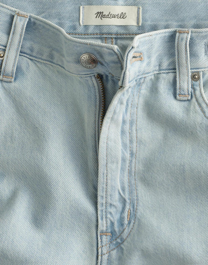 The Short Darted Barrel-Leg Jean in Airy Denim Laguna Wash | Madewell