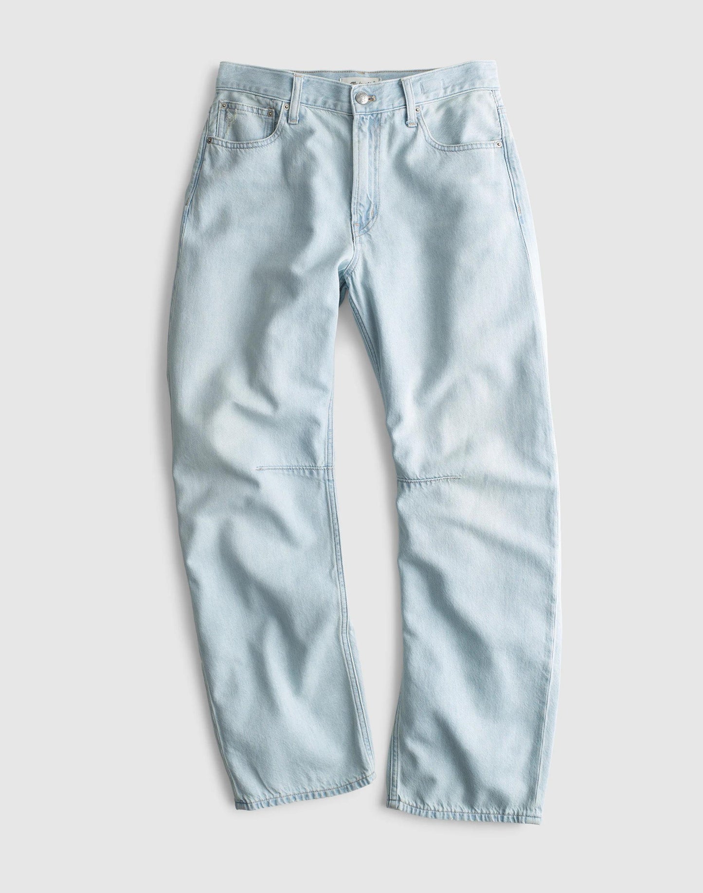The Short Darted Barrel-Leg Jean in Airy Denim Laguna Wash | Madewell