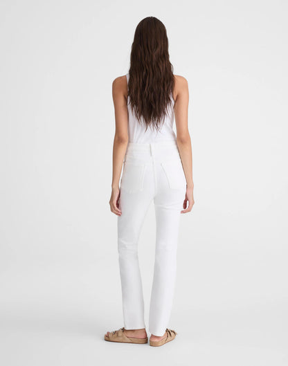 The Short Pencil Jean in Super Stretch Denim Tile White | Madewell