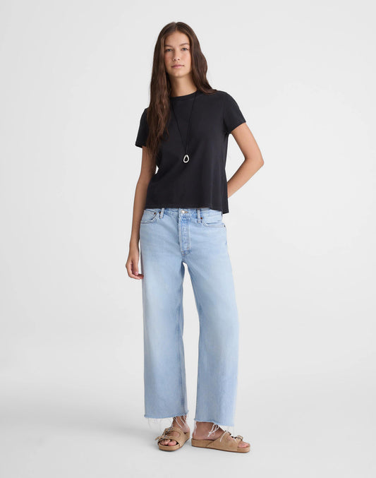 Short Low-Slung Baggy Crop Jean Foster Wash | Madewell