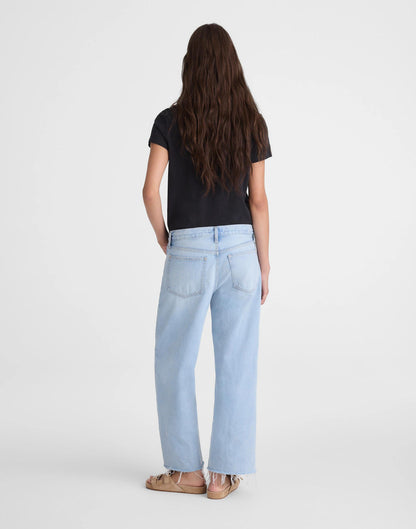 Short Low-Slung Baggy Crop Jean Foster Wash | Madewell