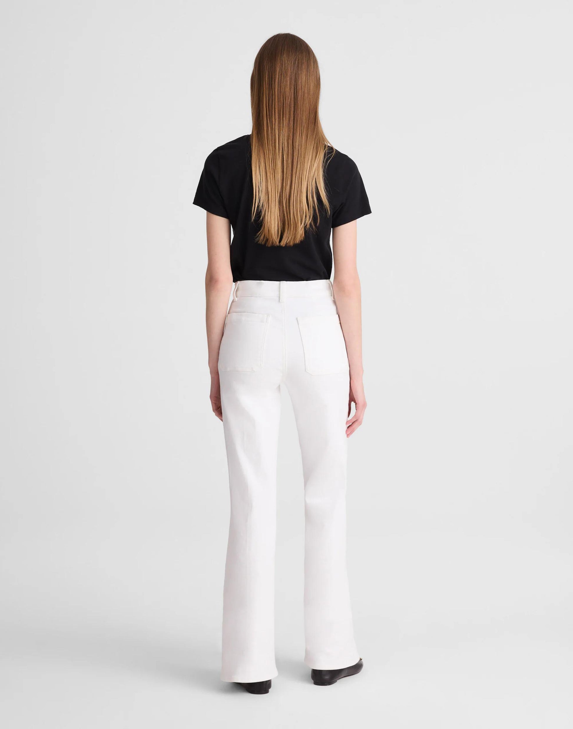 The Short Emmy Wide-Leg Jean Tile White | Madewell
