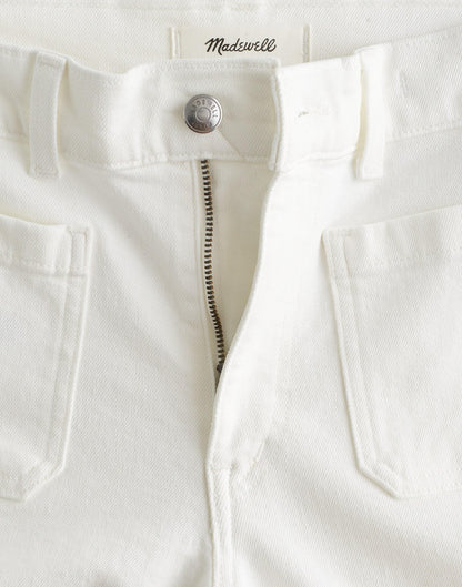 The Short Emmy Wide-Leg Jean Tile White | Madewell