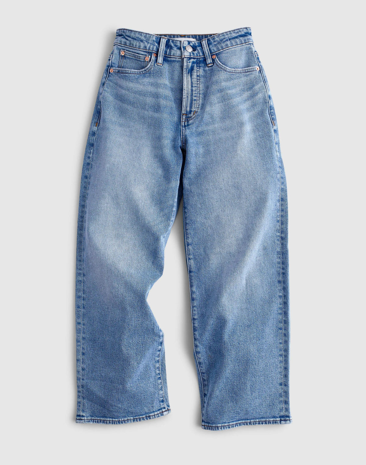 The Short Curvy Perfect Vintage Wide-Leg Crop Jean Raebrook Wash | Madewell