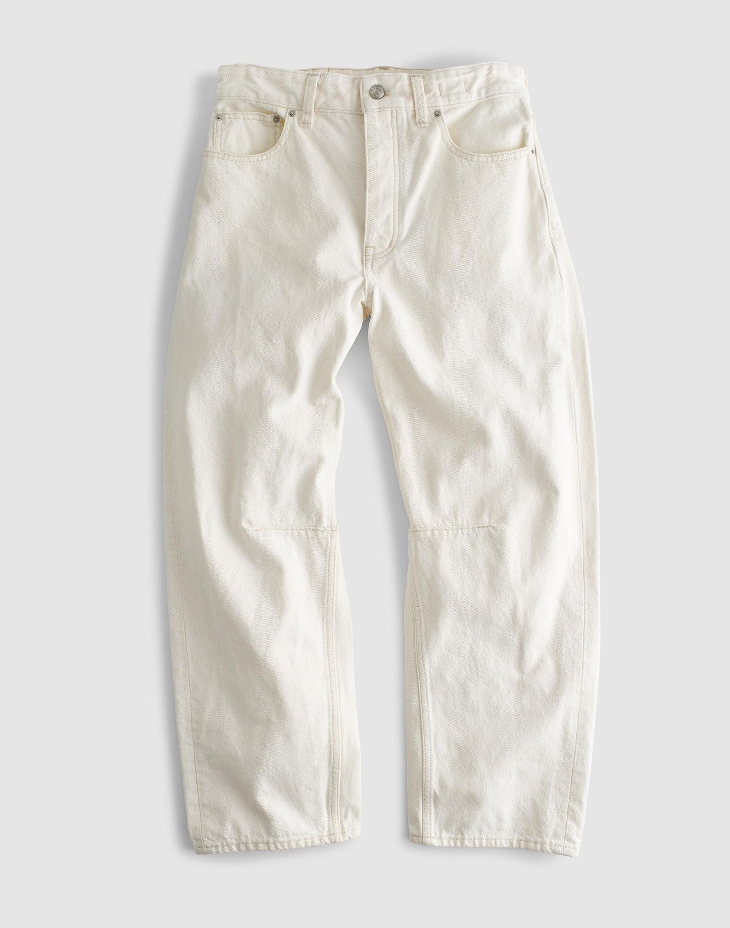 The Petite Darted Barrel-Leg Jean Vintage Canvas | Madewell