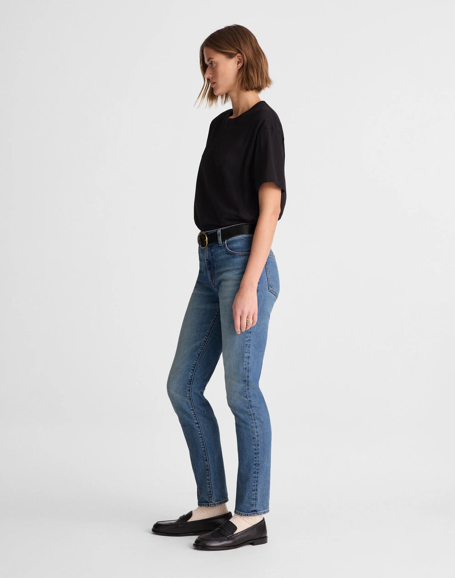 The Petite Jules Slim-Straight Jean Concho Wash | Madewell