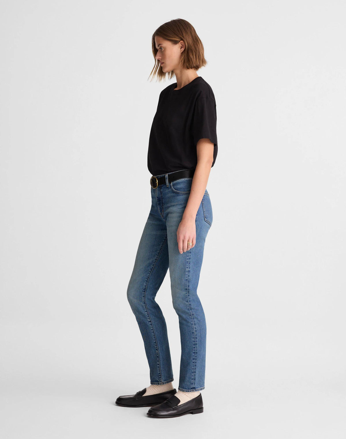 The Petite Jules Slim-Straight Jean Concho Wash | Madewell