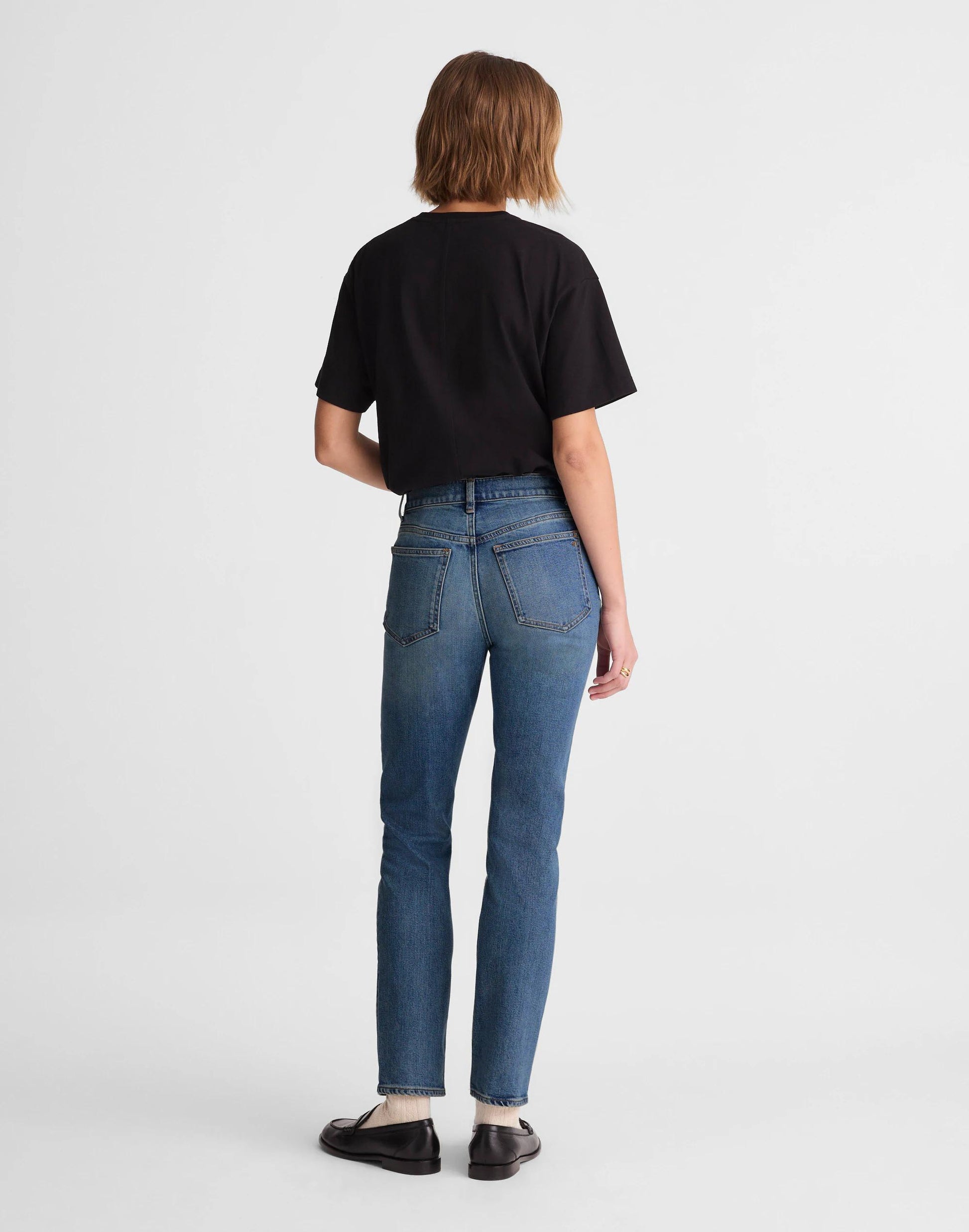 The Petite Jules Slim-Straight Jean Concho Wash | Madewell
