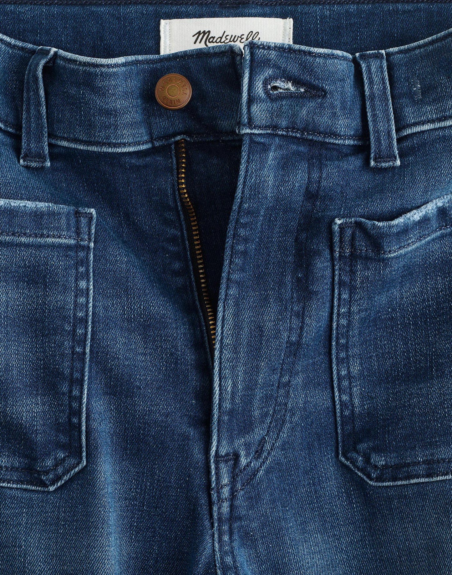 The Petite Emmy Wide-Leg Jean Pelion Wash | Madewell