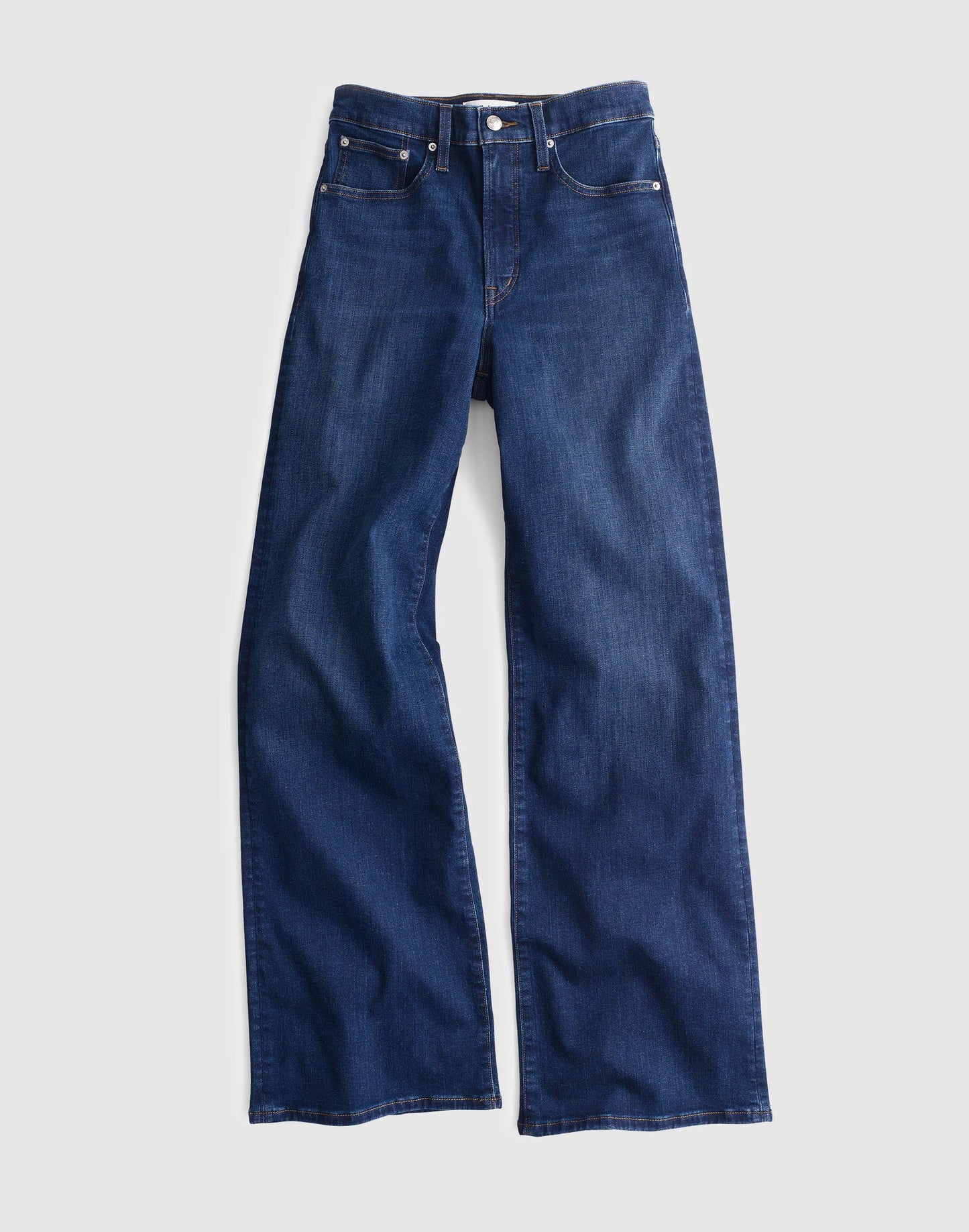 The Tall Wide-Leg Jean in Super Stretch Deep Ocean Wash | Madewell