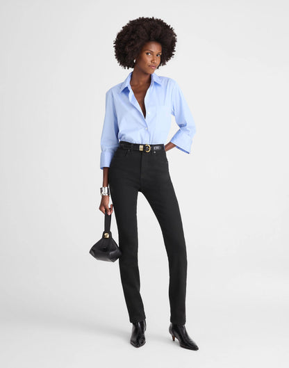 The Tall Pencil Jean Black Frost | Madewell
