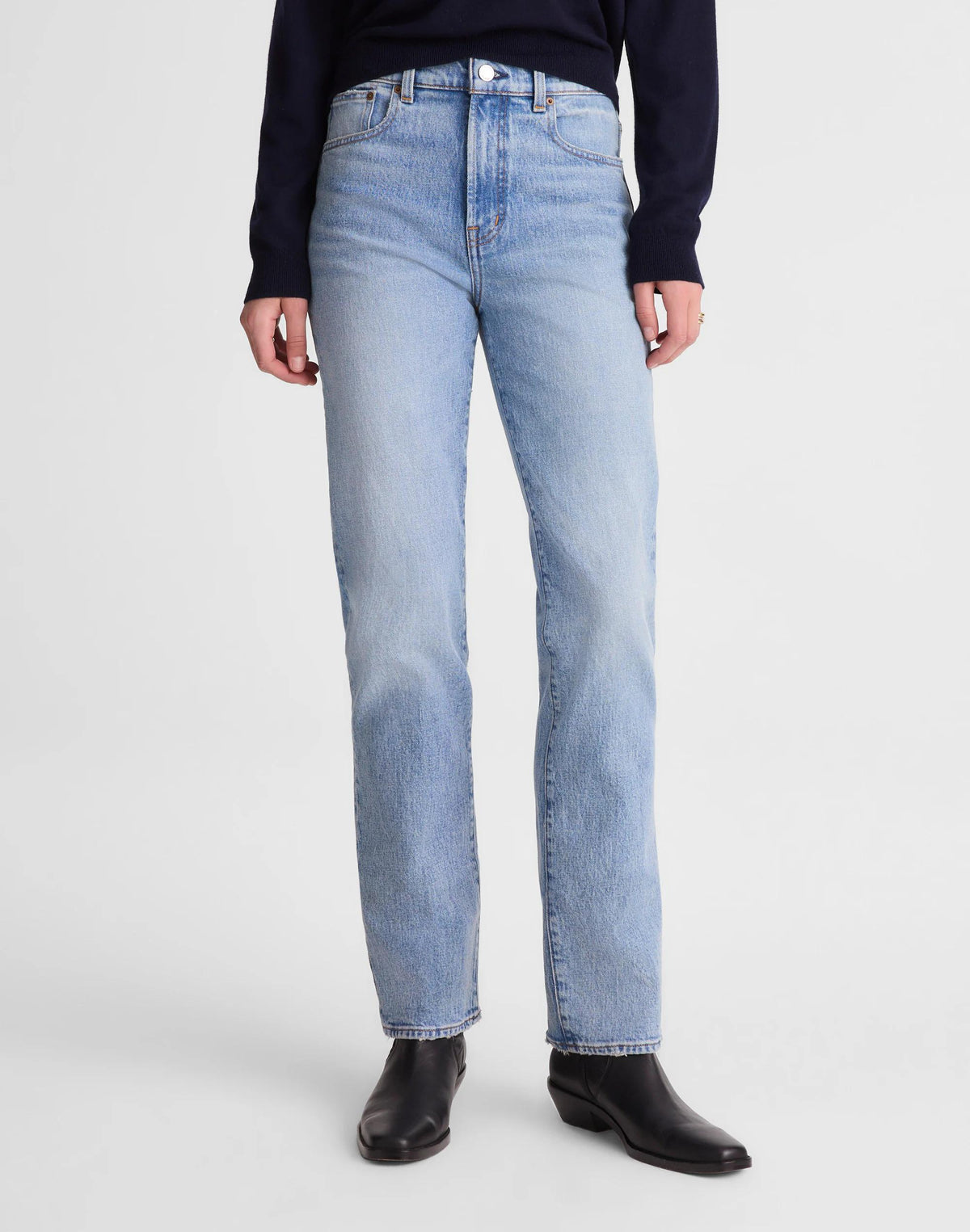 The Tall Longline Straight Jean Raebrook Wash | Madewell