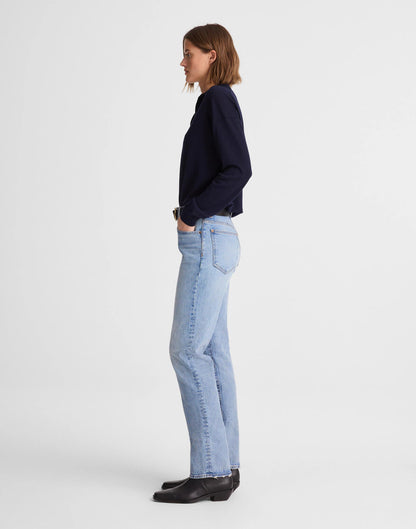 The Tall Longline Straight Jean Raebrook Wash | Madewell