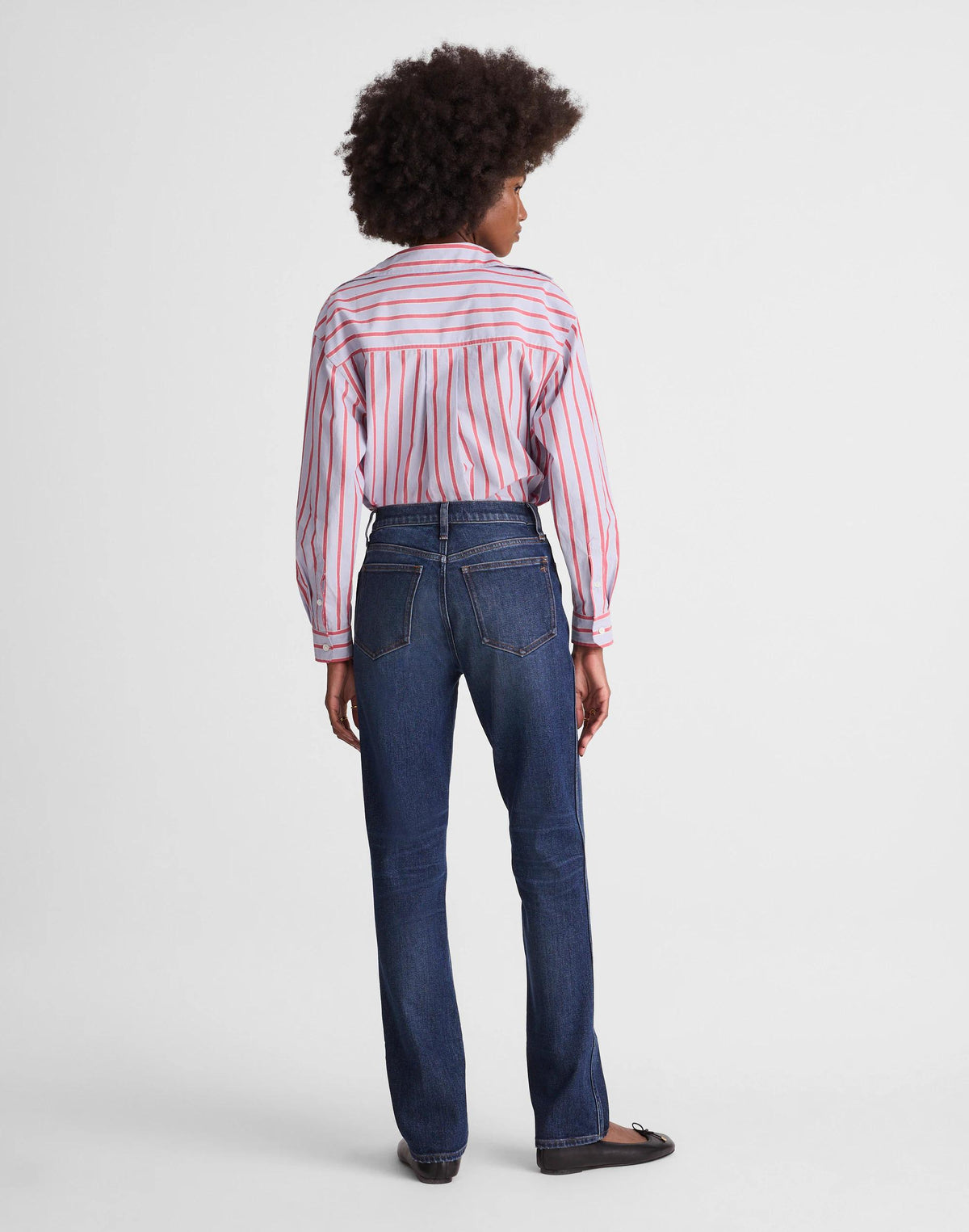 The Tall Longline Straight Jean Midnight Waters Wash | Madewell