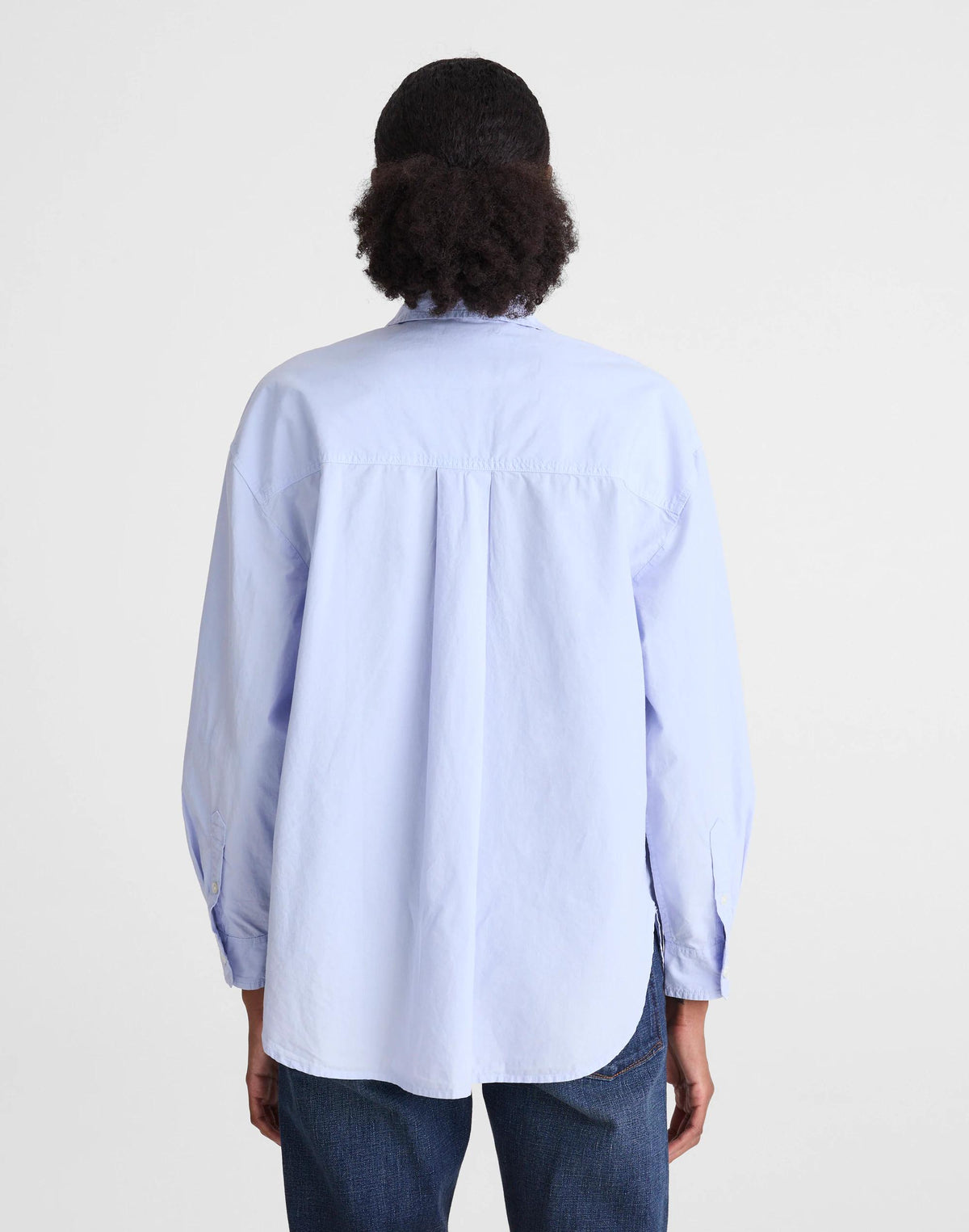 The Easy Shirt in Poplin Light Blue | Madewell
