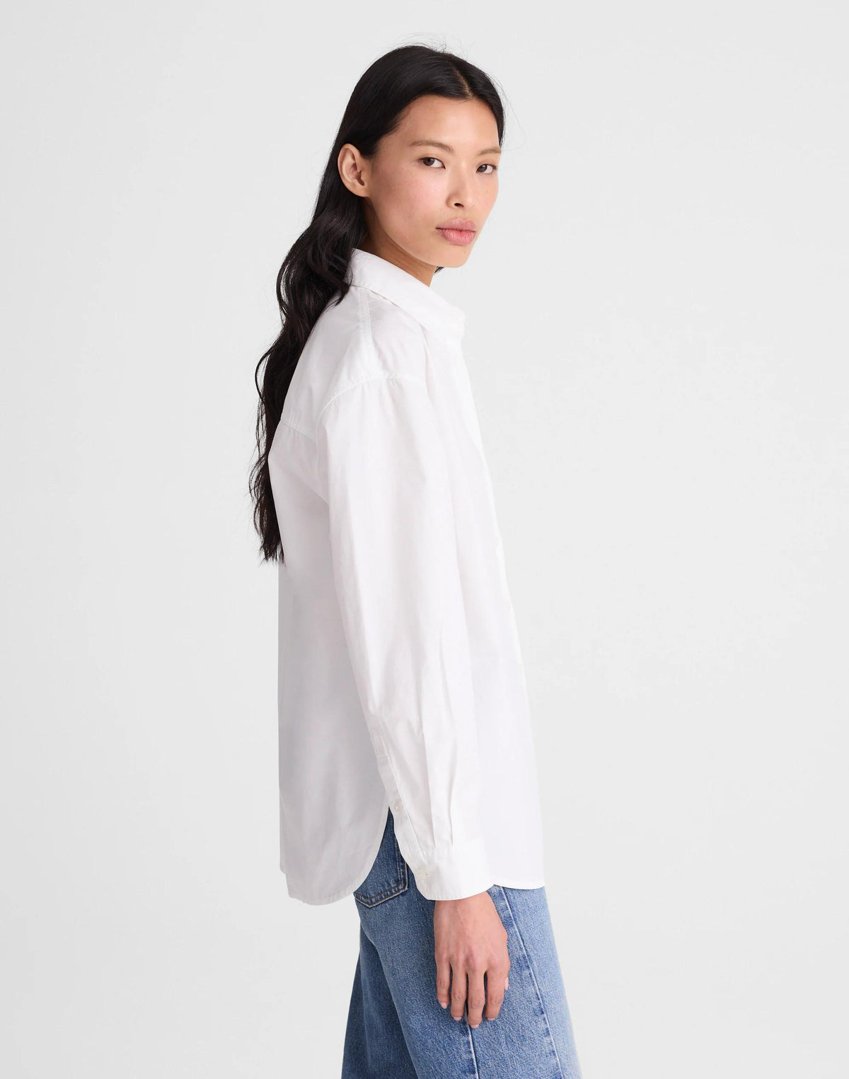 The Easy Shirt in Poplin White | Madewell