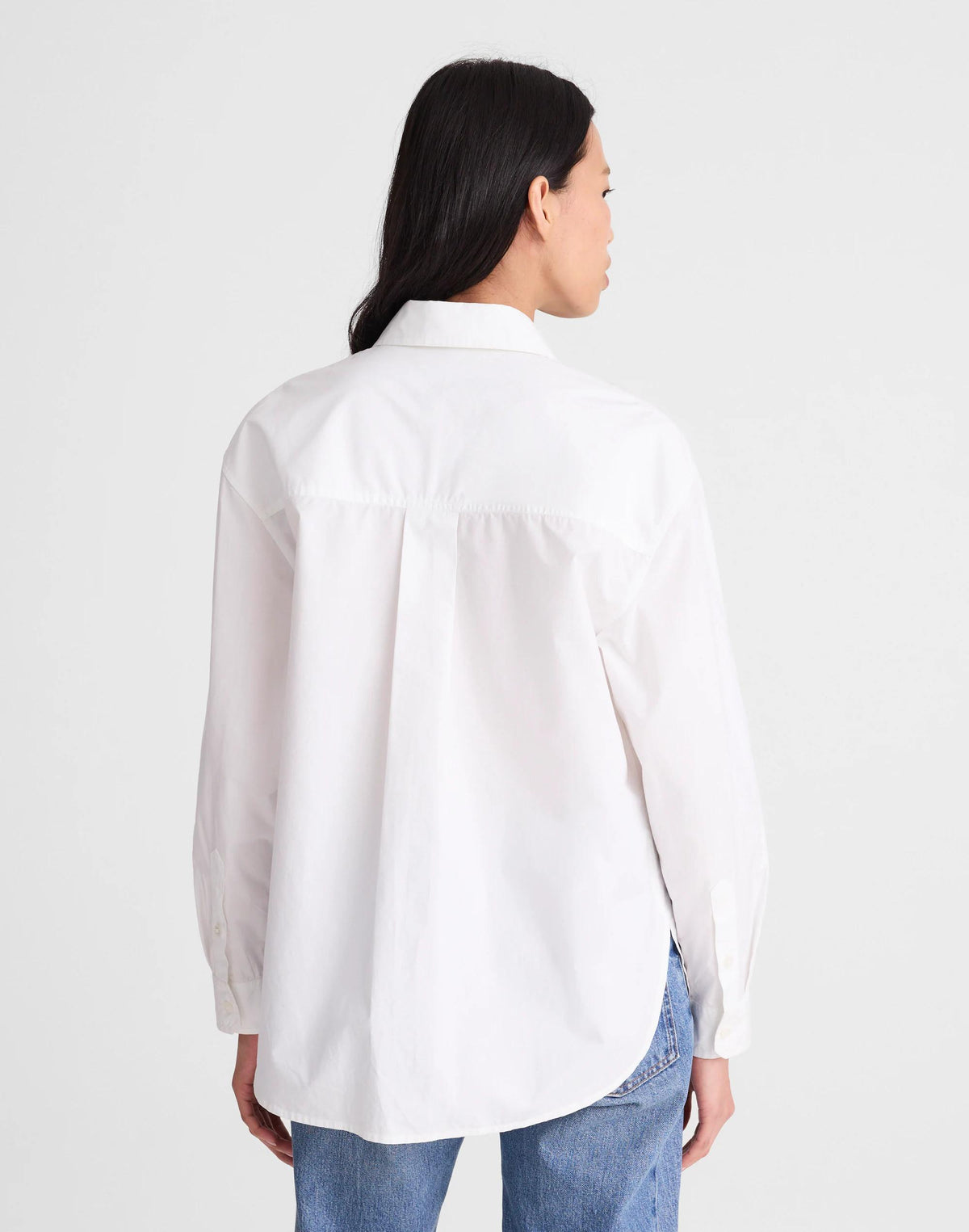 The Easy Shirt in Poplin White | Madewell