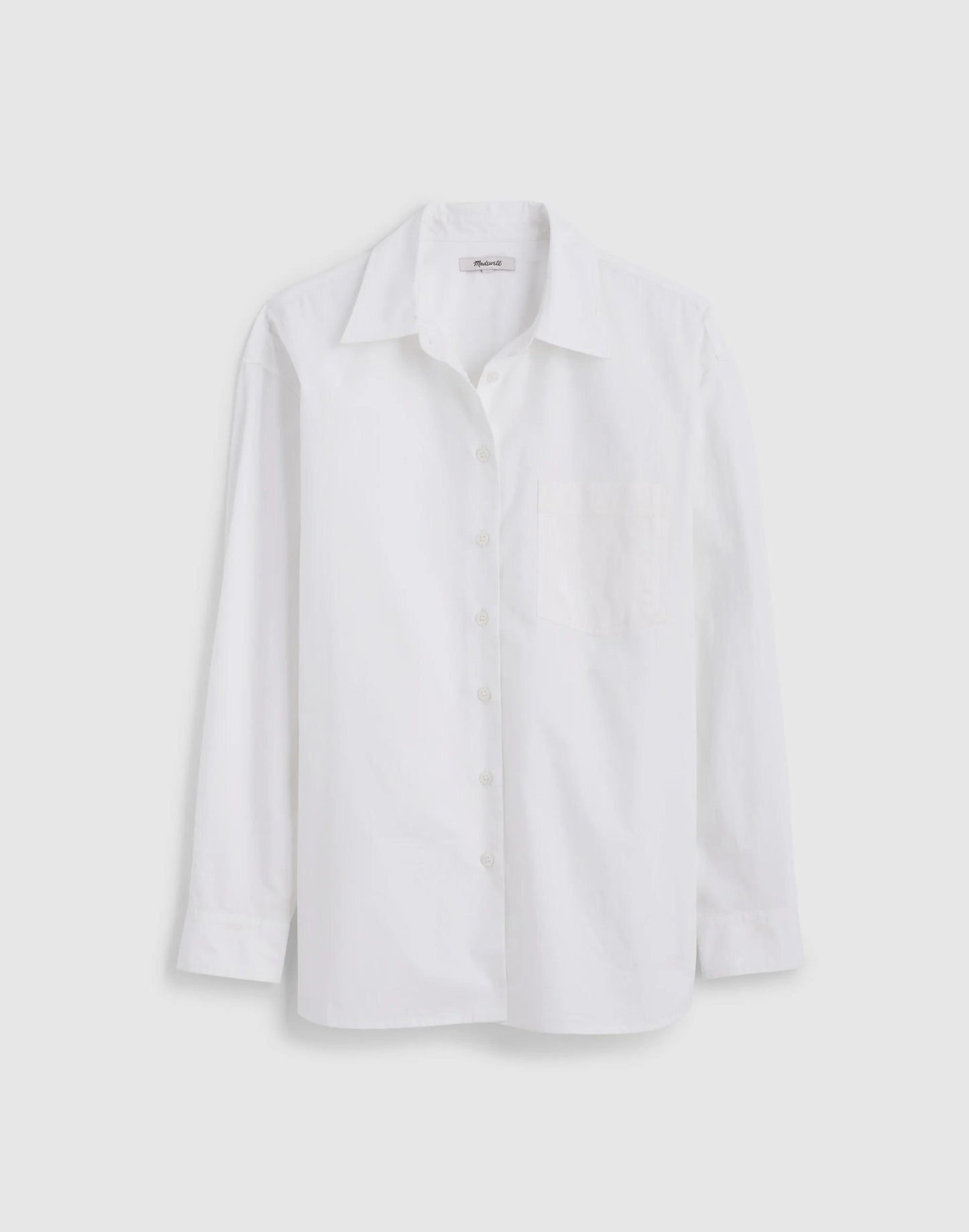 The Easy Shirt in Poplin White | Madewell