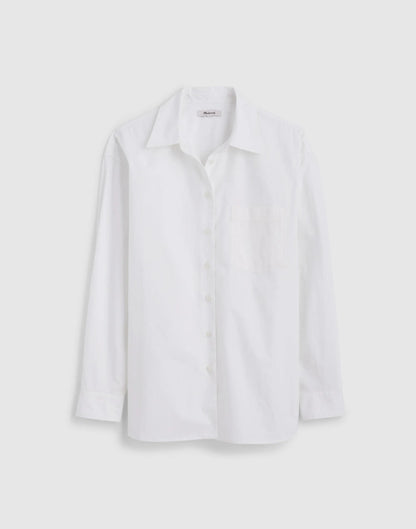 The Easy Shirt in Poplin White | Madewell