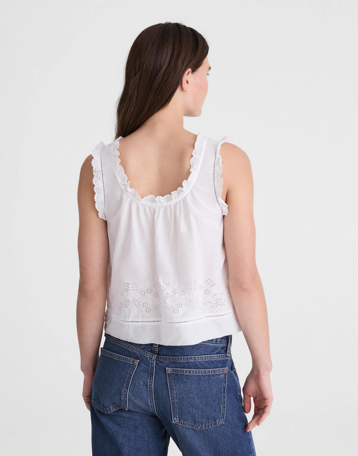 The Leah Top White | Madewell