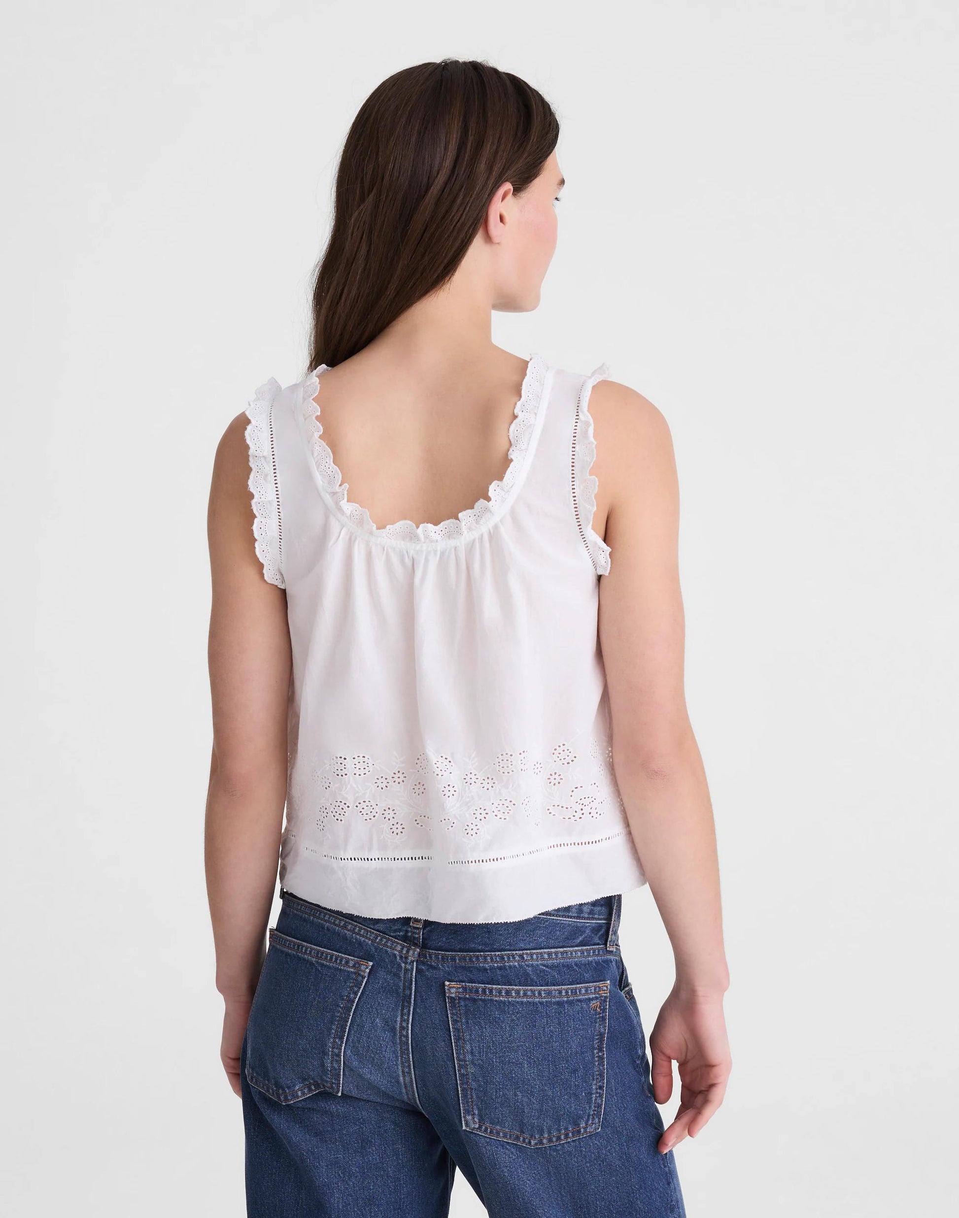 The Leah Top White | Madewell