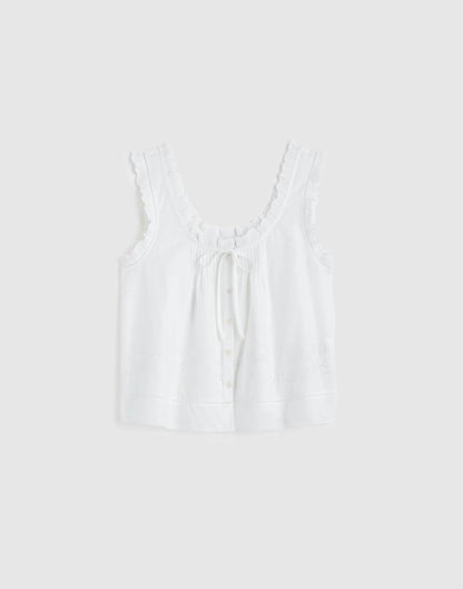 The Leah Top White | Madewell