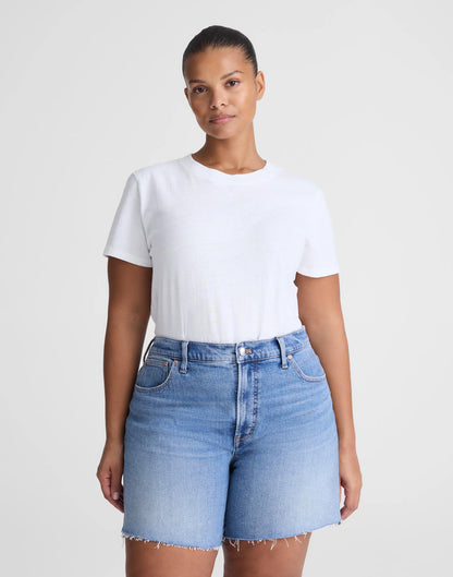 The Plus Perfect Vintage Mid-Length Short Midvale Wash | Madewell