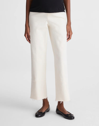 The Maternity Perfect Vintage Wide-Leg Crop Jean in Vintage Canvas Vintage Canvas | Madewell