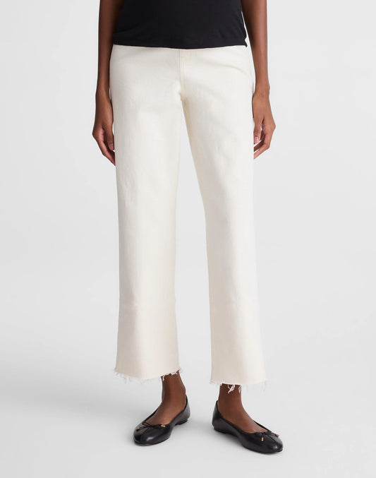 The Maternity Perfect Vintage Wide-Leg Crop Jean in Vintage Canvas Vintage Canvas | Madewell