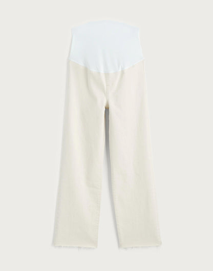 The Maternity Perfect Vintage Wide-Leg Crop Jean in Vintage Canvas Vintage Canvas | Madewell