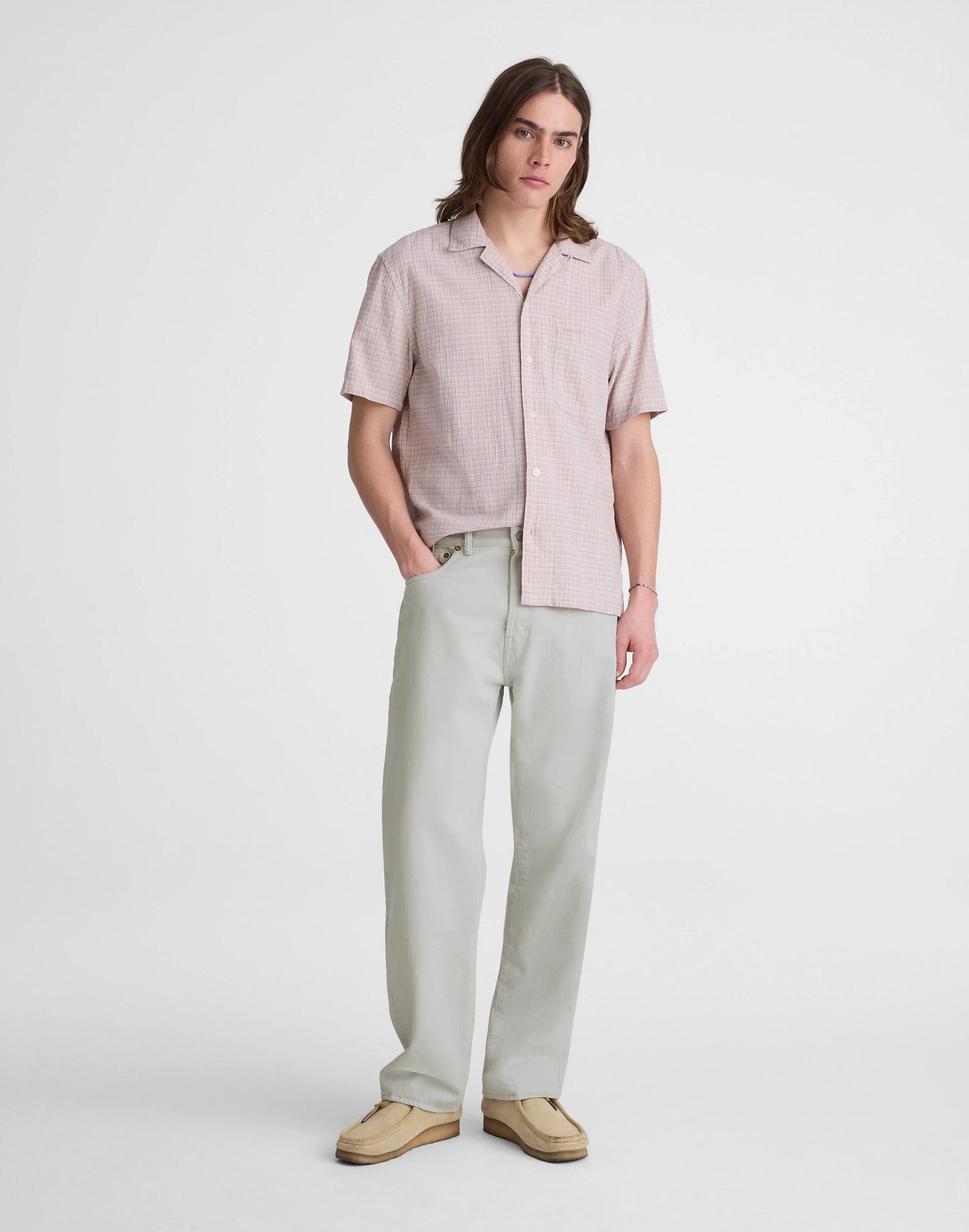 The 1991 Loose Straight Jean in Garment Dye Aluminum | Madewell