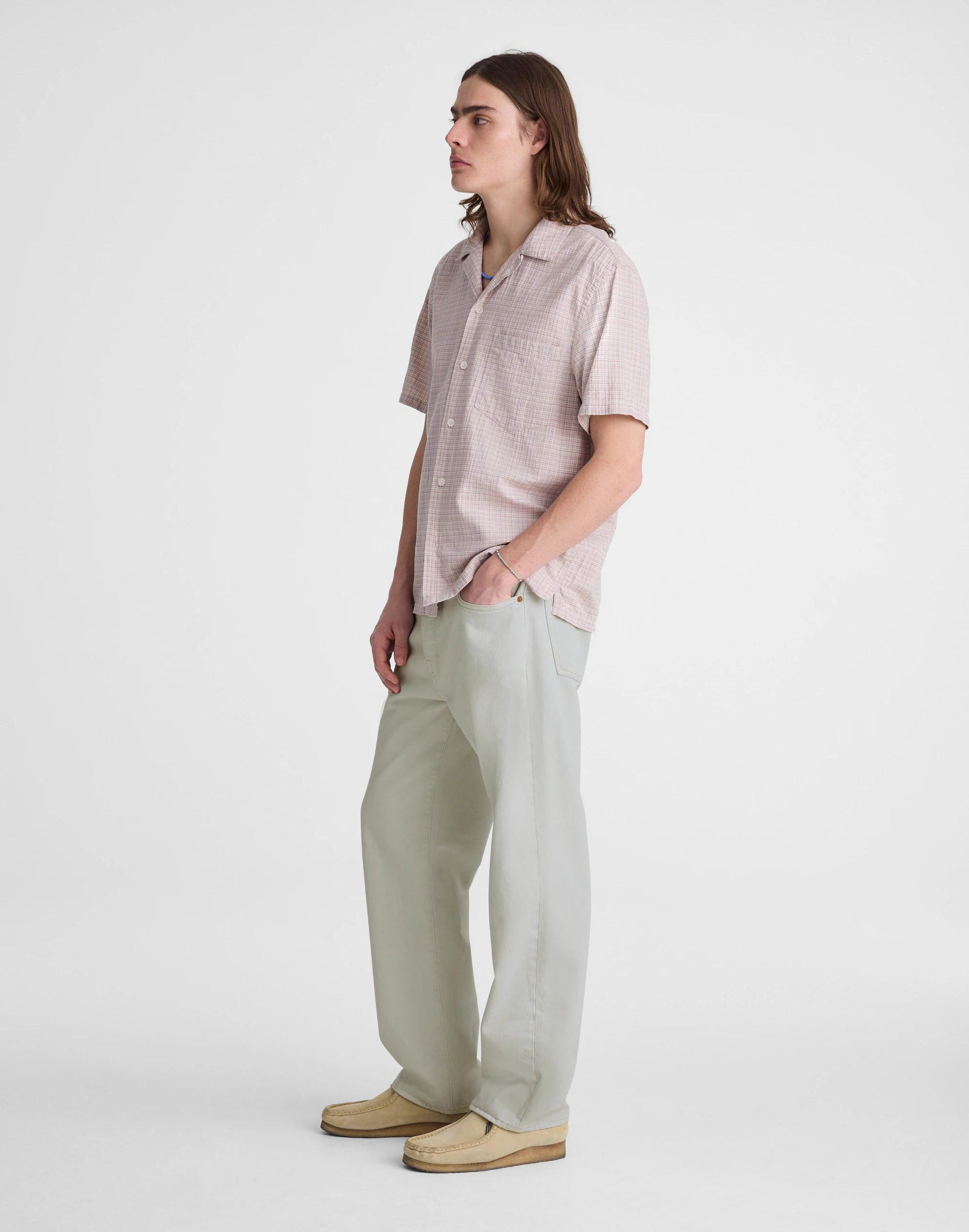 The 1991 Loose Straight Jean in Garment Dye Aluminum | Madewell