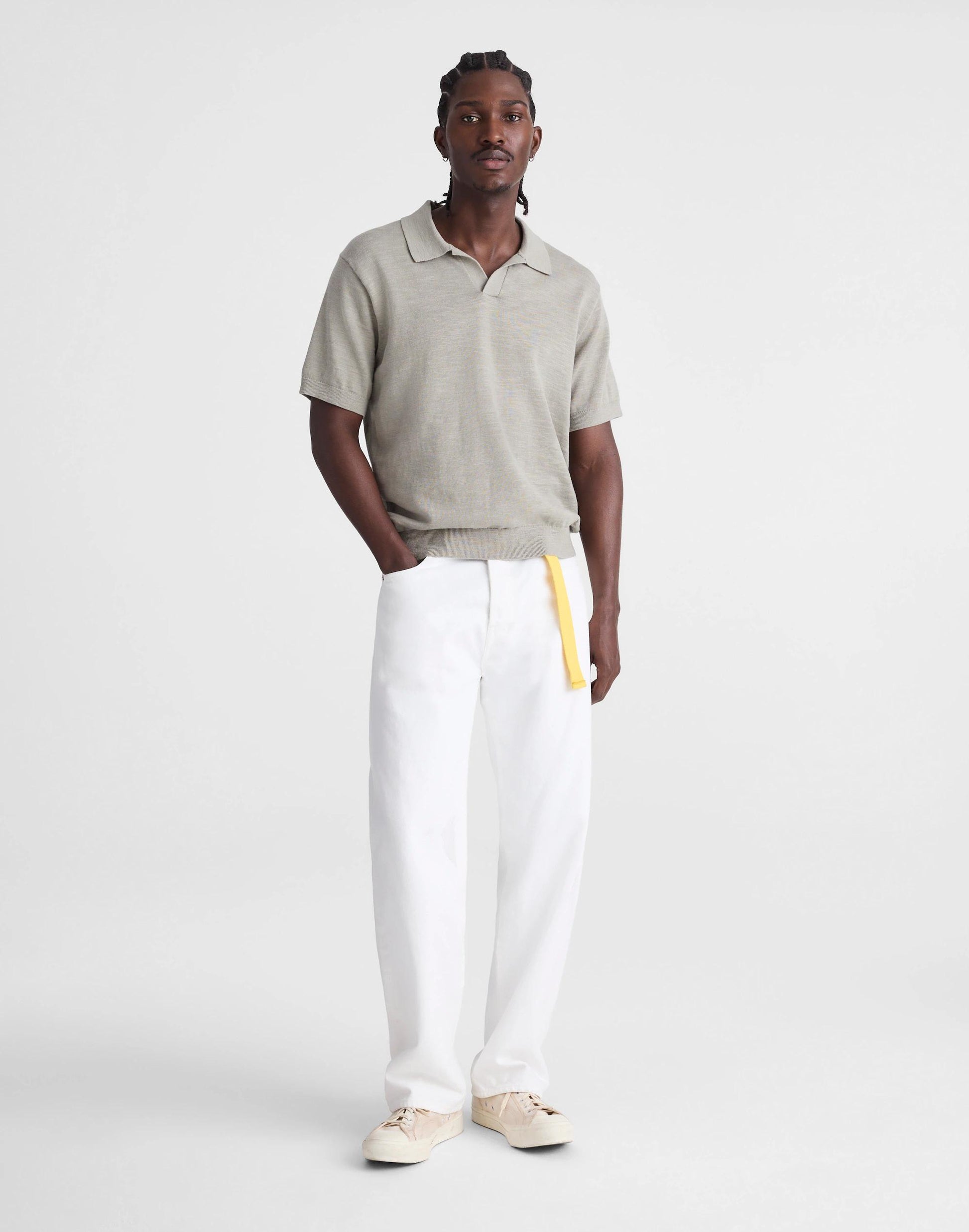 The 1991 Loose Straight Jean in Garment Dye Soft White | Madewell