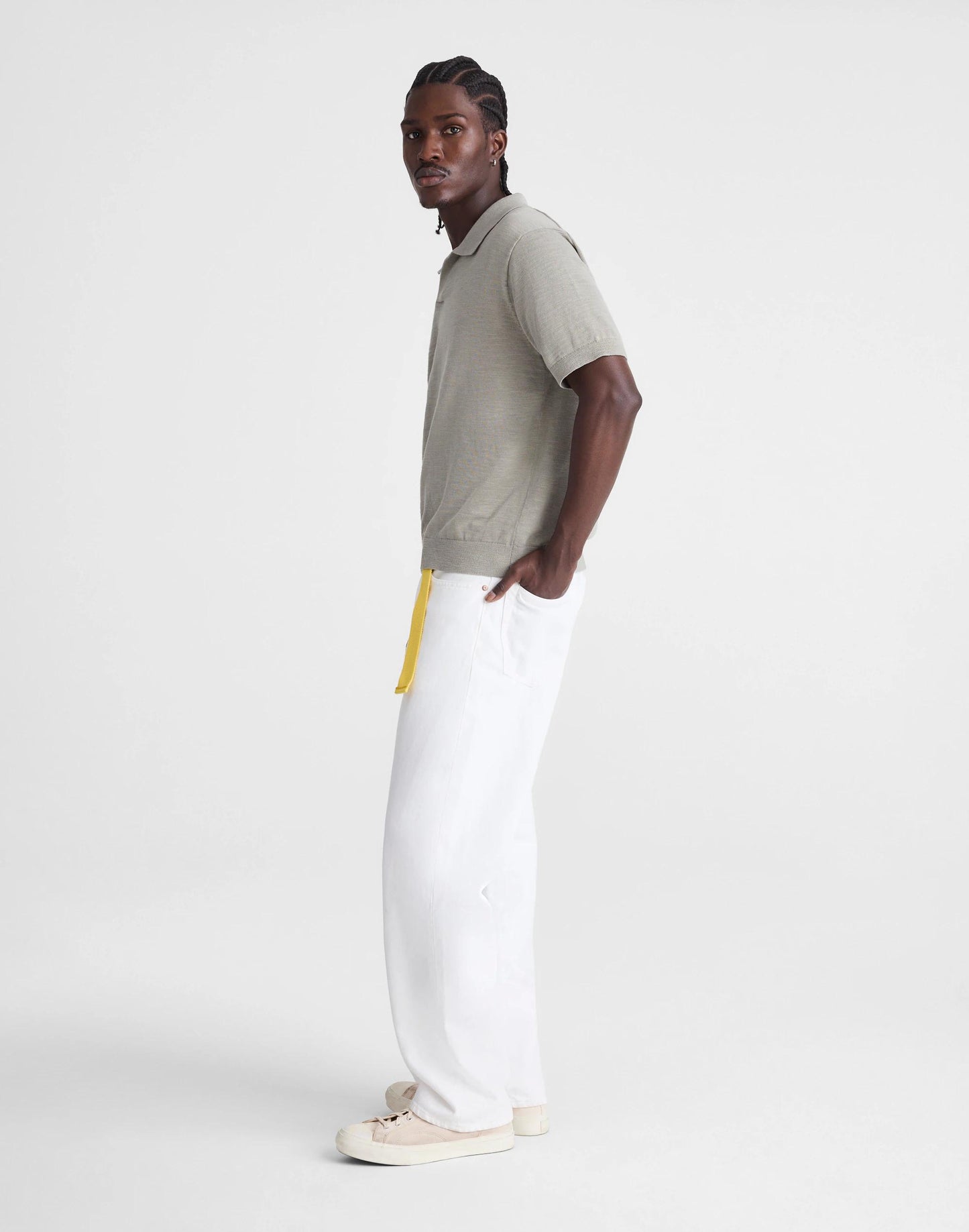 The 1991 Loose Straight Jean in Garment Dye Soft White | Madewell